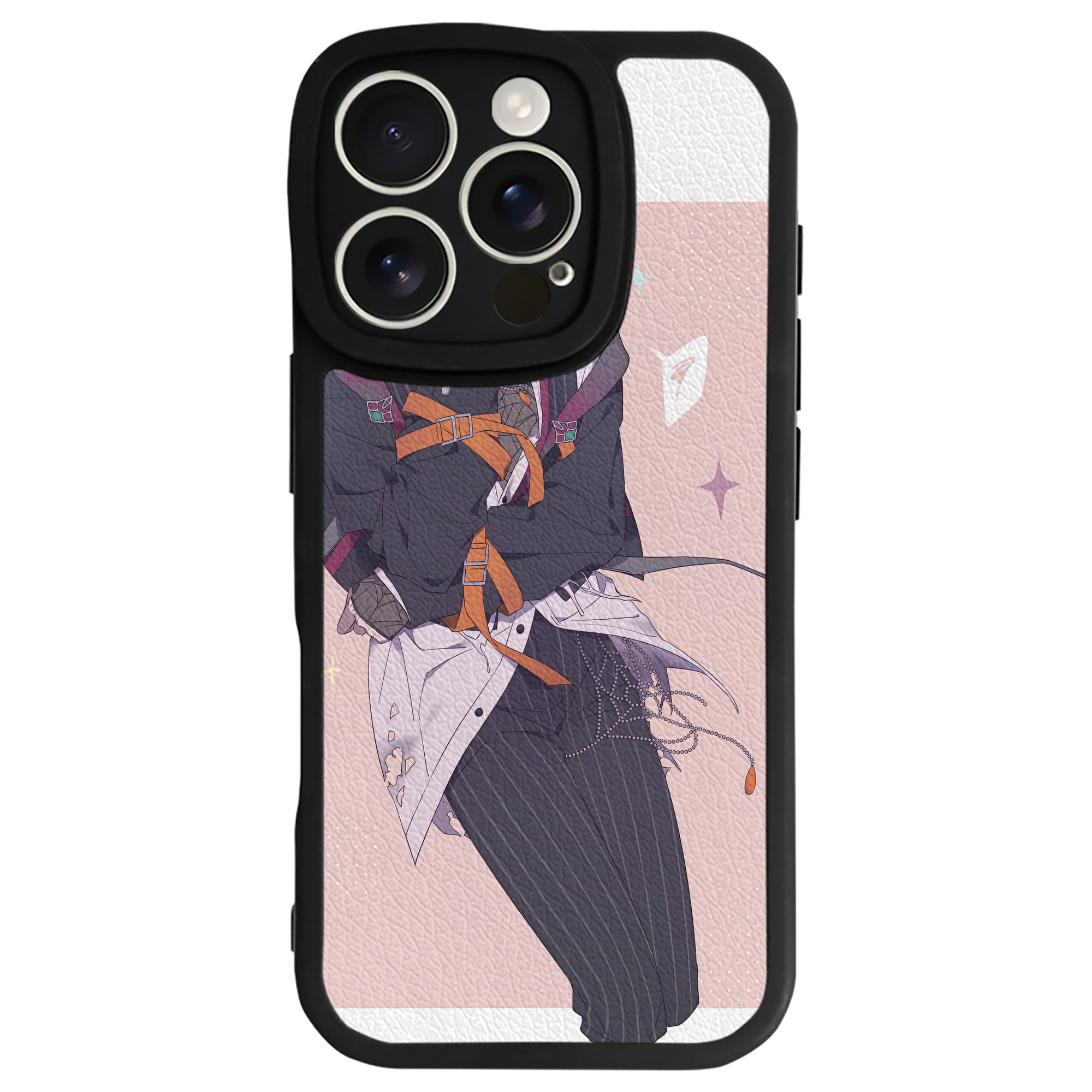 （画像用） 文豪ストレイドッグス Bungo Stray Dogs 【iPhone 16シリーズ対応】シリコンスマホケース（レザー調） 材質：シリコン